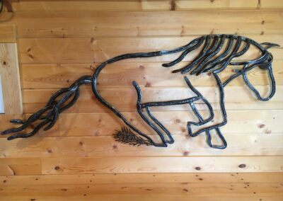 full size horse bust