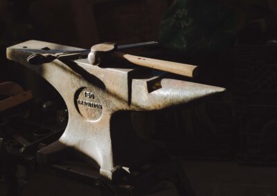 a blacksmith's anvil