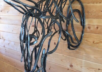 full size horse bust